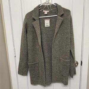 Sincerely Jules Gray Herringbone Blazer